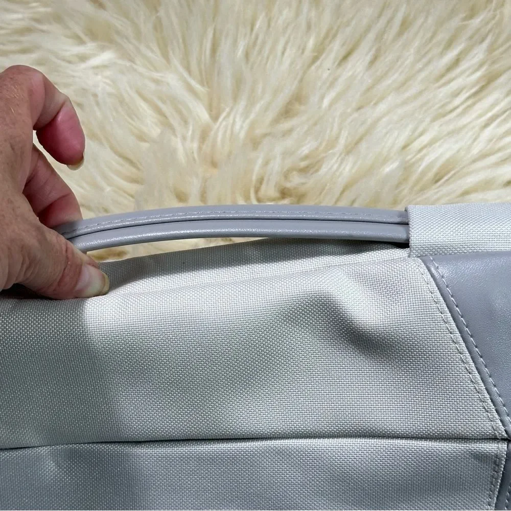 White Tablet Sleeve with Handle and Storage by